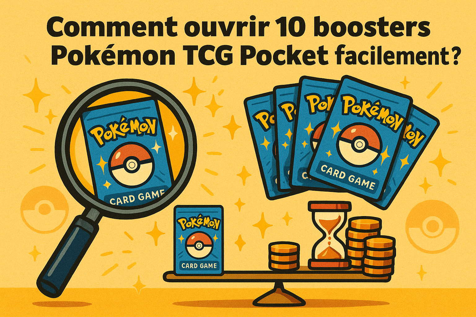 Comment ouvrir 10 boosters Pokémon TCG POCKET facilement ? Keytwo